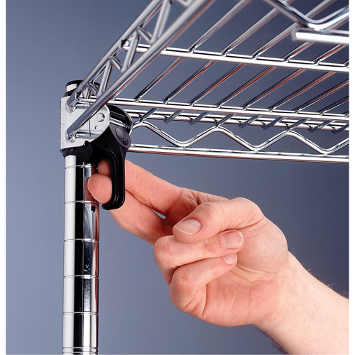 Super Adjustable Super Erecta Shelf&reg;, Add-On Kit, 5 Tiers, 36" W x 86-5/8" H x 24" D Groupe Belzile Dickner