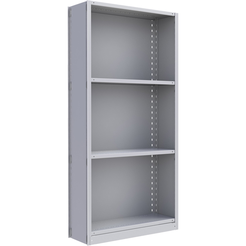 Interlok Shelving Unit, Steel, Boltless, 800 lbs. Capacity, 36" W x 76" H x 24" D Groupe Belzile Dickner