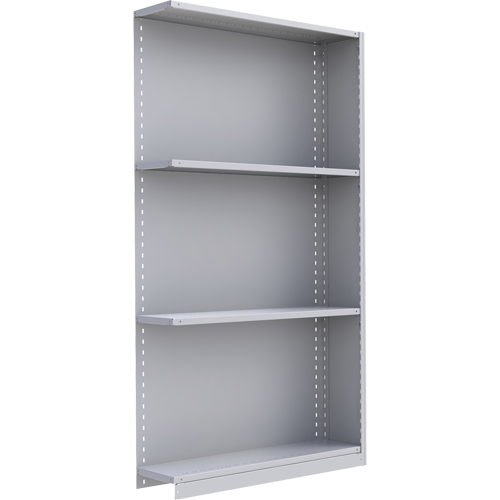 &eacute;l&eacute;ment de rayonnage Interlok, Acier, Sans boulons, Capacit&eacute; 450 lb, 48" la x 88" h x 24" p Groupe Belzile Dickner
