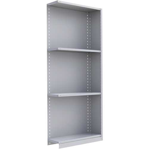 Interlok Shelving Unit, Steel, Boltless, 800 lbs. Capacity, 36" W x 88" H x 24" D Groupe Belzile Dickner