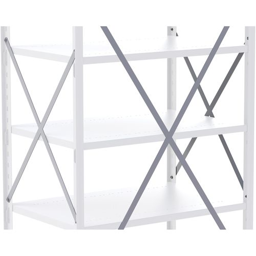 Interlok Boltless Shelving Back Braces Groupe Belzile Dickner