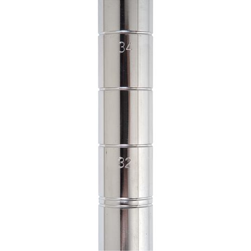 Standard-Duty Chromate Wire Shelving Post, 63" H Groupe Belzile Dickner