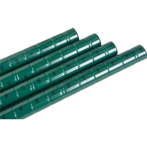 Heavy-Duty Green Epoxy Finish Wire Shelving Post Groupe Belzile Dickner