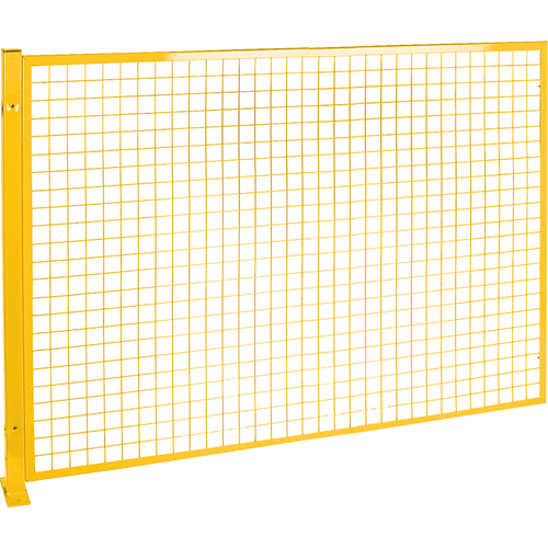 Mesh Style Perimeter Guard, 4' H x 8' W, Yellow Groupe Belzile Dickner