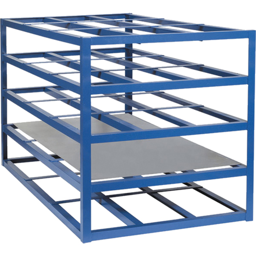 Horizontal Sheet Racks, 103" W x 55" D x 48" H, 2000 lbs. Capacity Groupe Belzile Dickner