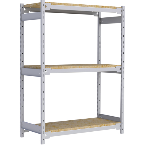 &eacute;tag&egrave;re-classeur de grande largeur, Acier, 3 Tablettes, 42" la x 18" p x 60" h Groupe Belzile Dickner