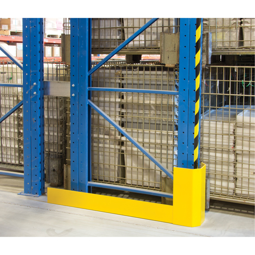 Racking Aisle Protectors, 3" W x 50" L x 16" H, Safety Yellow Groupe Belzile Dickner