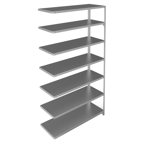 &eacute;l&eacute;ment de rayonnage, Acier galvanis&eacute;, Montant &agrave; fente, Capacit&eacute; 275 lb, 48" la x 84" h x 18" p Groupe Belzile Dickner
