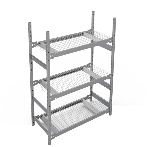 Wide Span Storage Shelving, Steel, Boltless, 1340 lbs. Capacity, 42" W x 60" H x 18" D Groupe Belzile Dickner