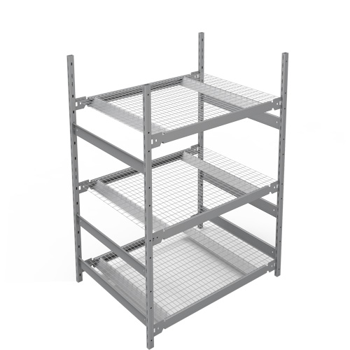 &eacute;tag&egrave;re de grande largeur, Acier, Sans boulons, Capacit&eacute; 1340 lb, 42" la x 60" h x 32" p Groupe Belzile Dickner
