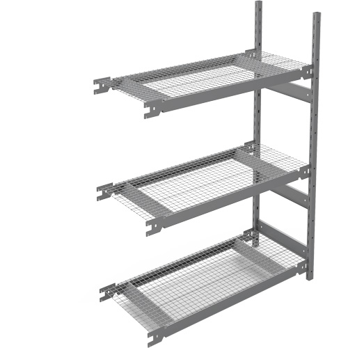 Wide Span Storage Shelving, Steel, Boltless, 1340 lbs. Capacity, 42" W x 60" H x 18" D Groupe Belzile Dickner