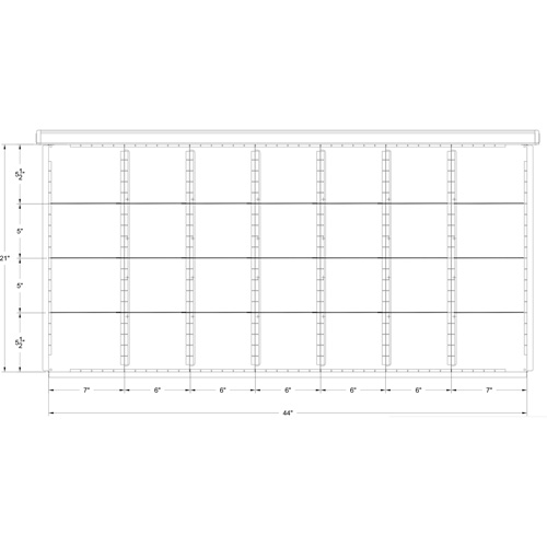 Cabinet d'entreposage &agrave; tiroirs int&eacute;gr&eacute; Interlok Groupe Belzile Dickner