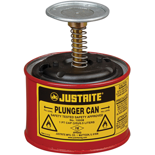 Plunger Cans, 1 pt. Capacity Groupe Belzile Dickner