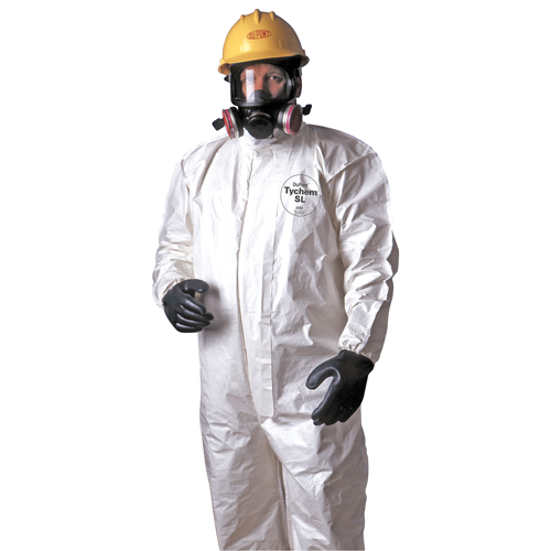 Tychem&reg; 4000 Coveralls, Large, White Groupe Belzile Dickner