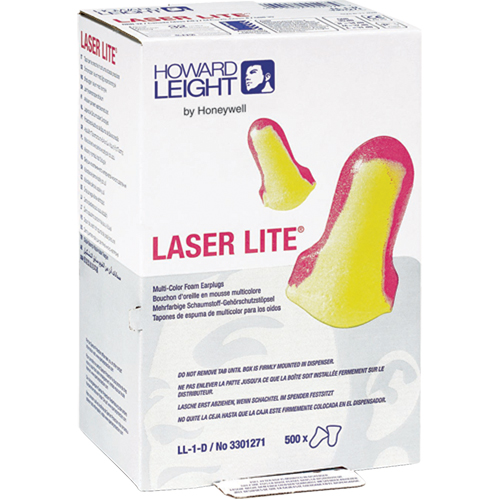 Bouchons d'oreilles Laser Lite de Howard Leight, Vrac - Boîte Groupe Belzile Dickner