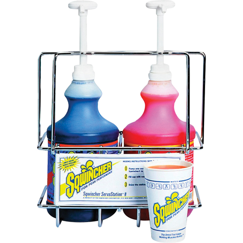 Sqwincher&reg; ServaStations&reg; Wall Mount Rack Groupe Belzile Dickner