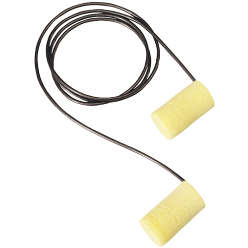Bouchons d'oreilles m&eacute;talis&eacute; E-A-R Classic Plus de 3M, Avec cordon, Grand, Vrac - Sac en poly, NRR dB 33 Groupe Belzile Dickner