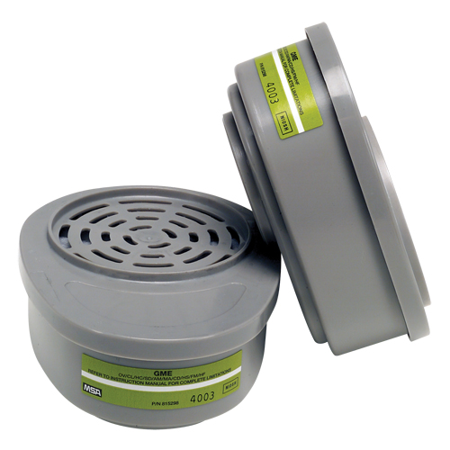 Cartouches pour respirateurs Advantage, Cartouche gaz/vapeur, Gaz multiples/Vapeur organique Groupe Belzile Dickner