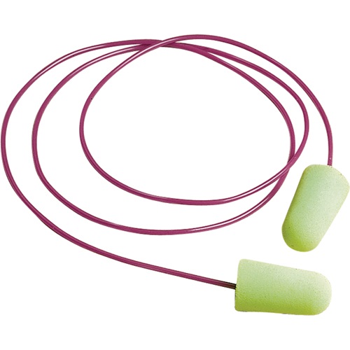 Bouchons d'oreilles en mousse Pura-Fit, Vrac - Boîte, Avec cordon Groupe Belzile Dickner