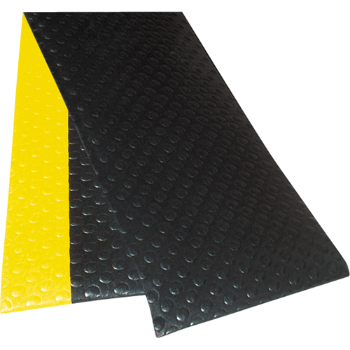 No. 417 Bubble Sof-Tred with Dyna-Shield Mats, Bubbled, 2' x 3' x 1/2", Black, PVC Groupe Belzile Dickner