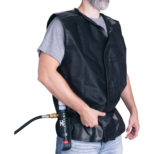 Veste de refroidissement Vortex ALLEGRO INDUSTRIES, Grand, Noir Groupe Belzile Dickner