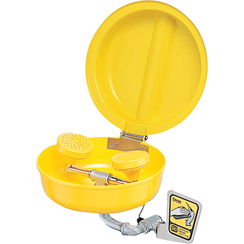 Eye/Face wash With Cover, Wall-Mount Installation, Plastic Bowl Groupe Belzile Dickner