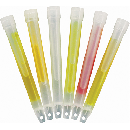 B&acirc;tons de s&eacute;curit&eacute; luminescents Cyalume 6", Rouge, Dur&eacute;e 30 min Groupe Belzile Dickner