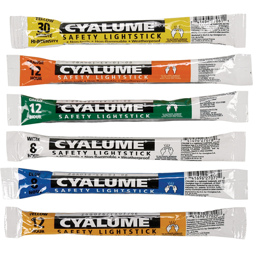 6" Cyalume&reg; Lightsticks, Green, 12 hrs. Duration Groupe Belzile Dickner