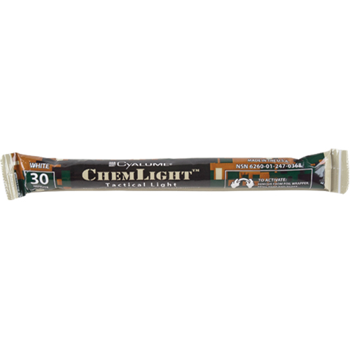 6" Cyalume&reg; Lightsticks, White, 30 mins. Duration Groupe Belzile Dickner