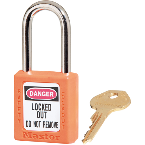 Zenex Padlocks, Safety Padlock, Keyed Different, Thermoplastic, 1-1/2" Width Groupe Belzile Dickner