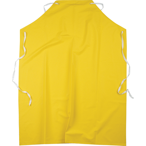 Flame Resistant Aprons, Polyester/PVC, 48" L x 36" W, Yellow Groupe Belzile Dickner