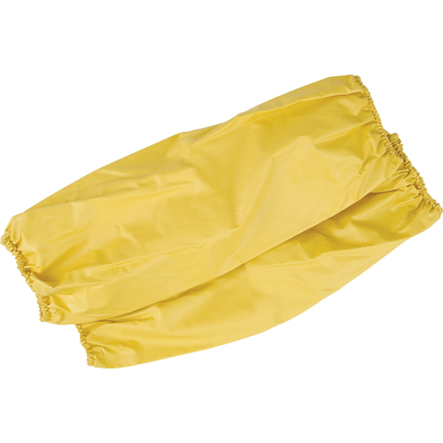 Manchettes jetables avec poignet &eacute;lastique, Longueur de 18", Polyester/PVC, Jaune Groupe Belzile Dickner