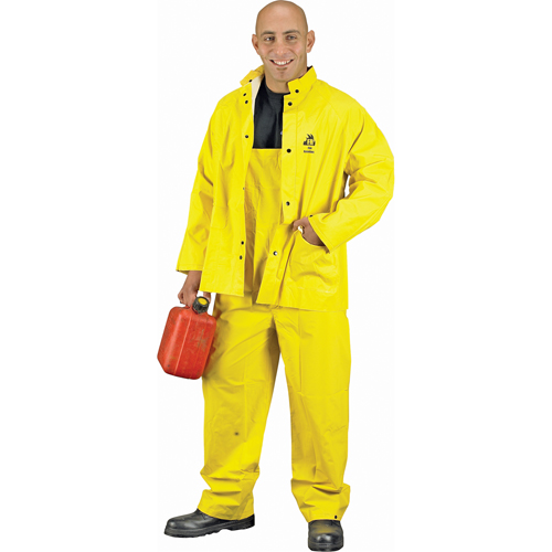 VETEMENT IMPERMEA,ECONOM,ININFLAMM,JAUNE,GRAND, Grand, Jaune haute visibilit&eacute; Groupe Belzile Dickner