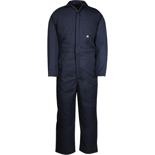 Insulated Coveralls, Men's, Navy Blue, Size Medium Groupe Belzile Dickner