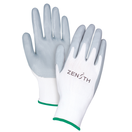 Lightweight Breathable Coated Gloves, 8/Medium, Foam Nitrile Coating, 13 Gauge, Polyester Shell Groupe Belzile Dickner