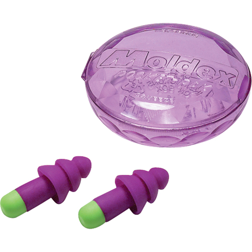 Bouchons d'oreilles r&eacute;utilisables Rockets, Sans cordon, Vrac - &eacute;tui en plastique, 27 dB NRR, Taille unique Groupe Belzile Dickner