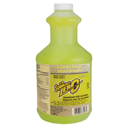 Sqwincher&reg; ZERO&reg; Rehydration Drink, Concentrate, Lemon-Lime Groupe Belzile Dickner