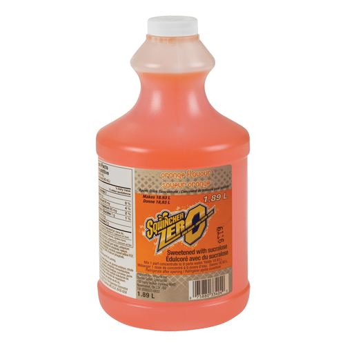 Sqwincher&reg; ZERO&reg; Rehydration Drink, Concentrate, Orange Groupe Belzile Dickner