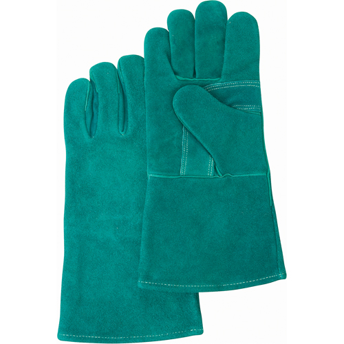 Premium Welder's Gloves, Split Cowhide, Size Large Groupe Belzile Dickner
