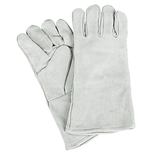 Gants de soudeur d'usage standard, Cuir de vache refendu, Taille Grand Groupe Belzile Dickner