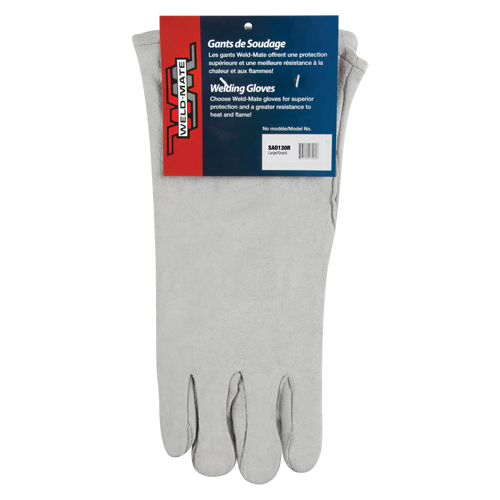 Standard-Duty Welder's Gloves, Split Cowhide, Size Large Groupe Belzile Dickner