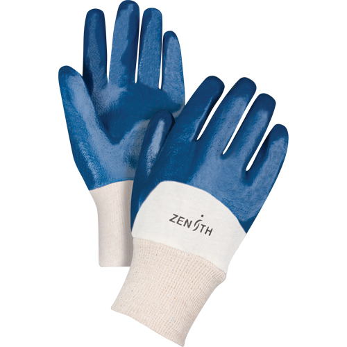 Medium-Weight Interlock Lined Gloves, 10/X-Large, Nitrile Coating, Cotton Shell Groupe Belzile Dickner