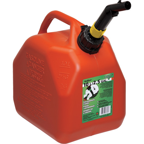 Bidons pour essence Eco, 2,5 gal. US/9,46 L, Rouge, Conformes aux normes CSA/ULC Groupe Belzile Dickner