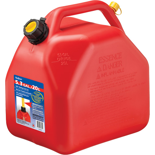 Jerricans, 5,3 gal. US/20,06 L, Rouge, Conformes aux normes CSA/ULC Groupe Belzile Dickner
