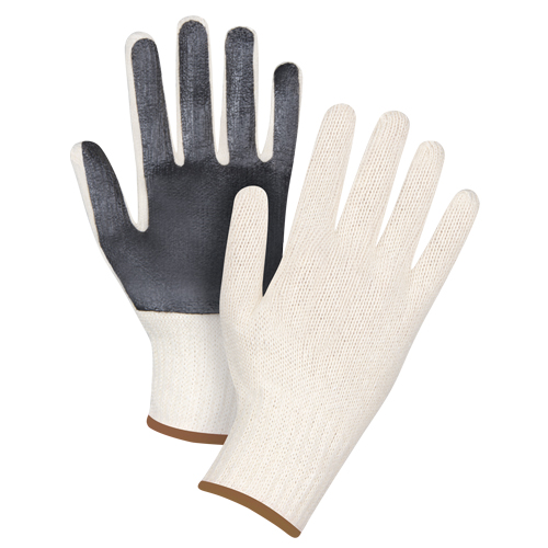 Palm-Coated String Knit Gloves, Poly/Cotton, Single Sided, 7 Gauge, Large Groupe Belzile Dickner