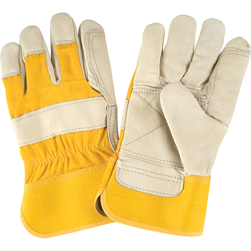 Premium Quality Fitters Gloves, Large, Grain Cowhide Palm, Cotton Inner Lining Groupe Belzile Dickner