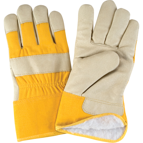 Winter-Lined Fitters Gloves, Large, Grain Pigskin Palm, Boa Inner Lining Groupe Belzile Dickner