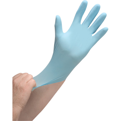 Puncture-Resistant Medical-Grade Disposable Gloves, Medium, Nitrile, 3.5-mil, Powder-Free, Blue, Class 2 Groupe Belzile Dickner