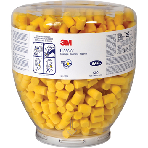 E-A-R Refill Classic One Touch Earplugs, Bulk - Canister Groupe Belzile Dickner