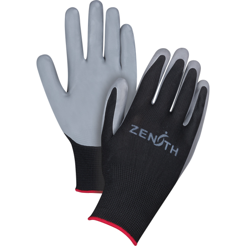 Gants enduits confortables de premi&egrave;re qualit&eacute;, 10/T-Grand, R&ecirc;vetement Nitrile, Calibre 13, Enveloppe en Polyester Groupe Belzile Dickner